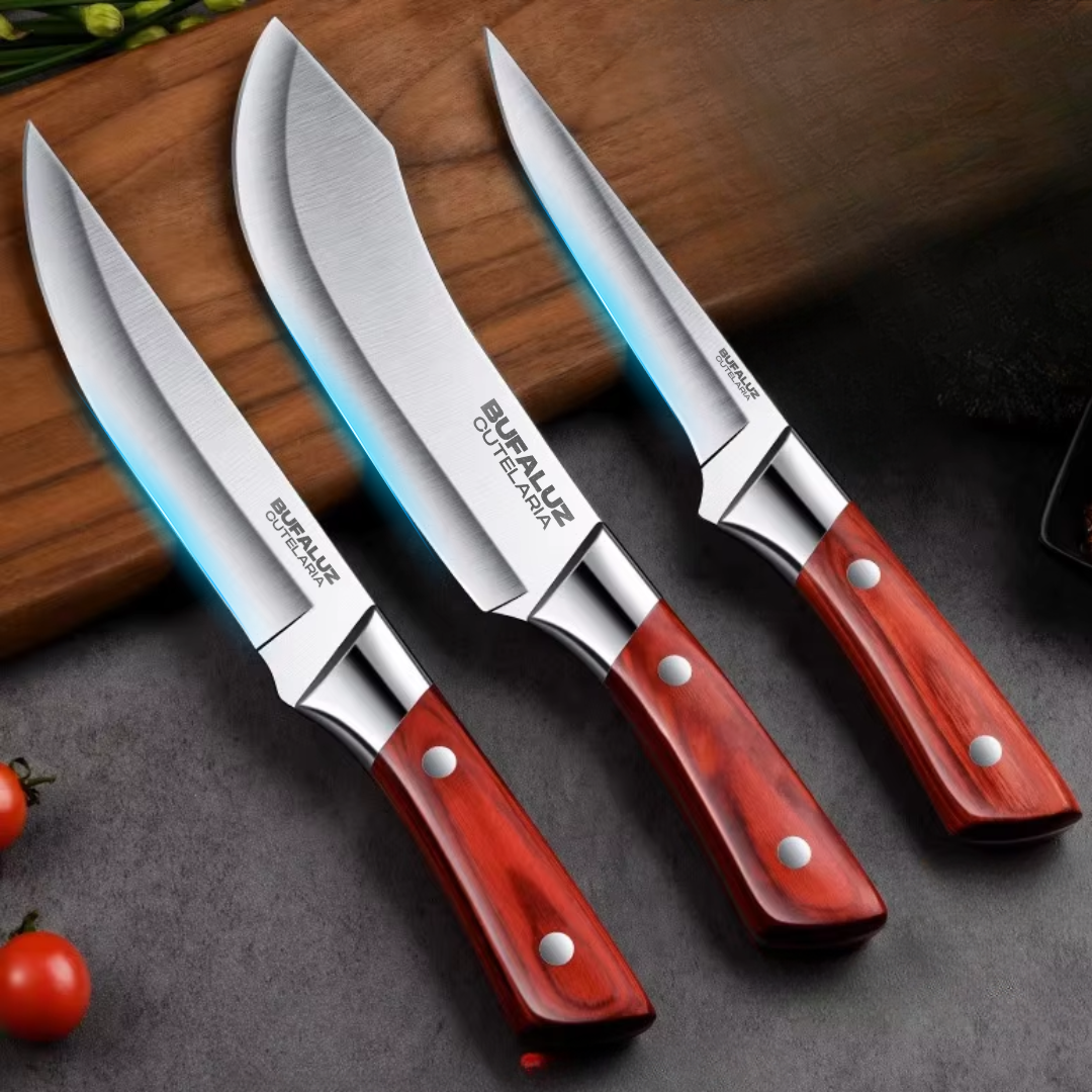 [OFERTA LIMITADA] Combo 3 Facas Artesanais Forjadas - Compre 1 Leve 3