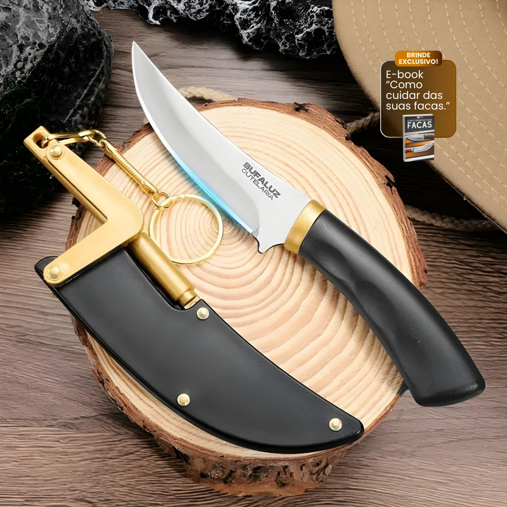 [OFERTA LIMITADA] Mini Faca Furia Ultra Afiada + Bainha Grátis