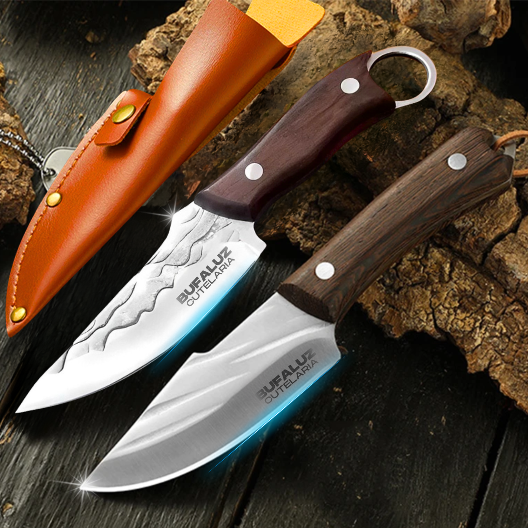 Combo 2 Facas Artesanais Angus Bufaluz - Compre 1 e Leve 2 [Forjadas a Mão]