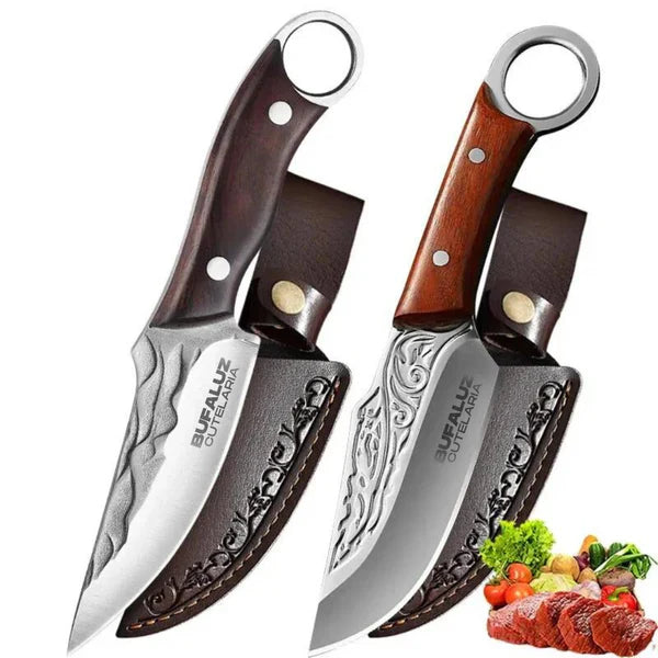 Combo 2 Facas Artesanais Sharp Bufaluz - Compre 1 e Leve 2 [Forjadas a Mão]