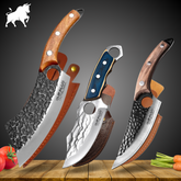 Combo 3 Facas Profissionais Bufaluz - Compre 1 e Leve 3 [Forjadas a Mão]