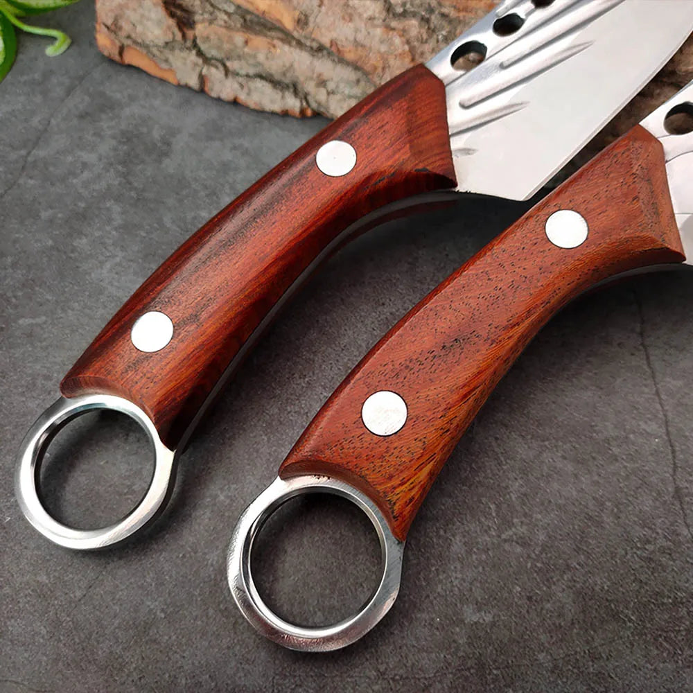 Combo 2 Facas Artesanais ProSharp Bufaluz - Forjado a Mão [Compre 1 Leve 2]