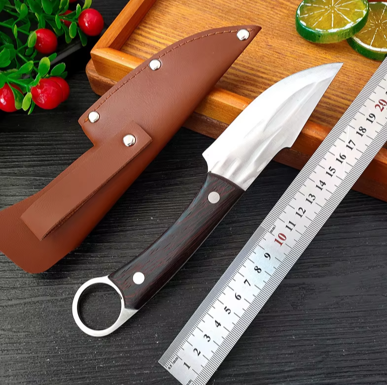 Combo 2 Facas Artesanais Fire Bufaluz - Forjadas [Compre 1 Leve] + Bainhas