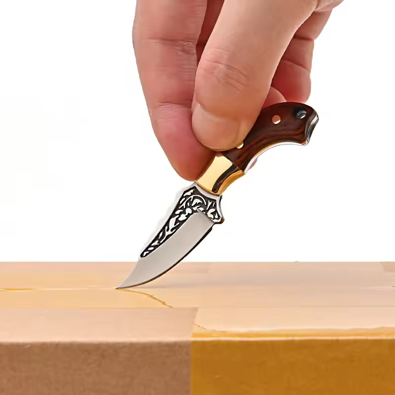 Mini Faca Brava Forjada a Mão Bufaluz - Compre 1 Leve 2