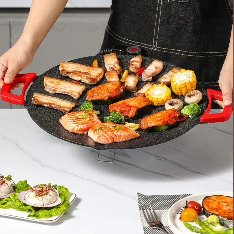Grill Elétrico Antiaderente Bufaluz - Panela de Pedra