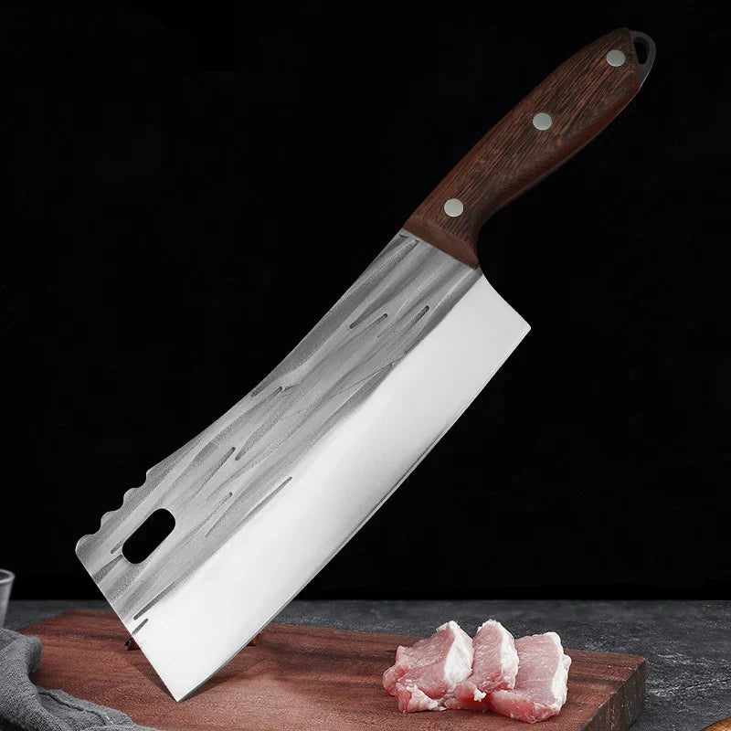 Cutelo Artesanal Garlic Bufaluz - Forjado à Mão + Bainha