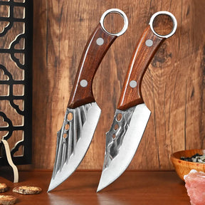[OFERTA LIMITADA] Combo 4 Facas Artesanais Forjadas a Mão Bufaluz - Compre 2 Leve 4 + Bainhas Grátis