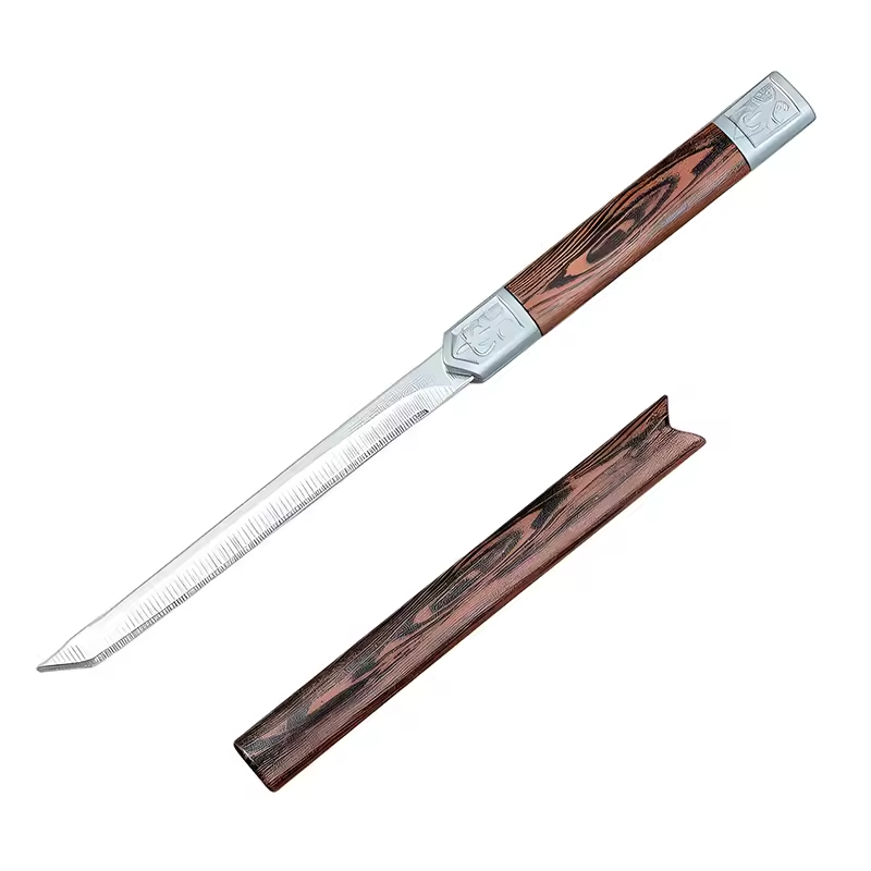 [PROMOÇÃO] Combo Faca Artesanal Bambu Ultra Afiada Bufaluz - Compre 1 Leve 2 [Forjada a Mão] + Bainha Grátis