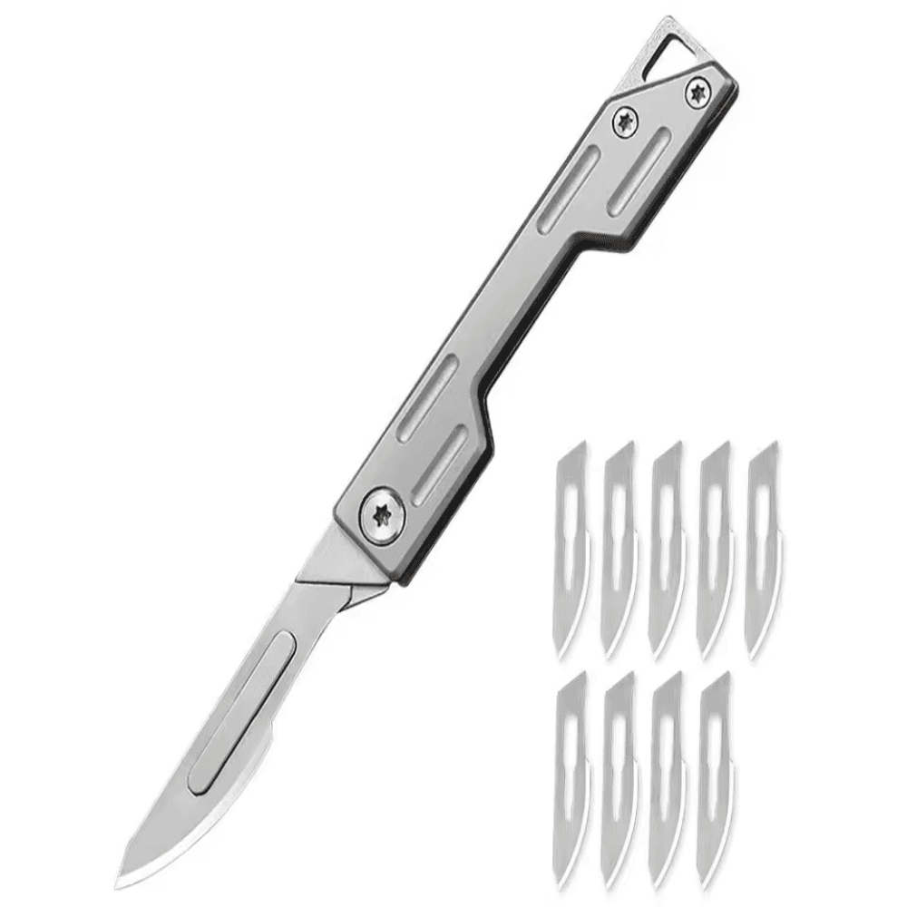 Mini Faca Dobrável Bufaluz Forjada a Mão - Compre 1 Leve 2