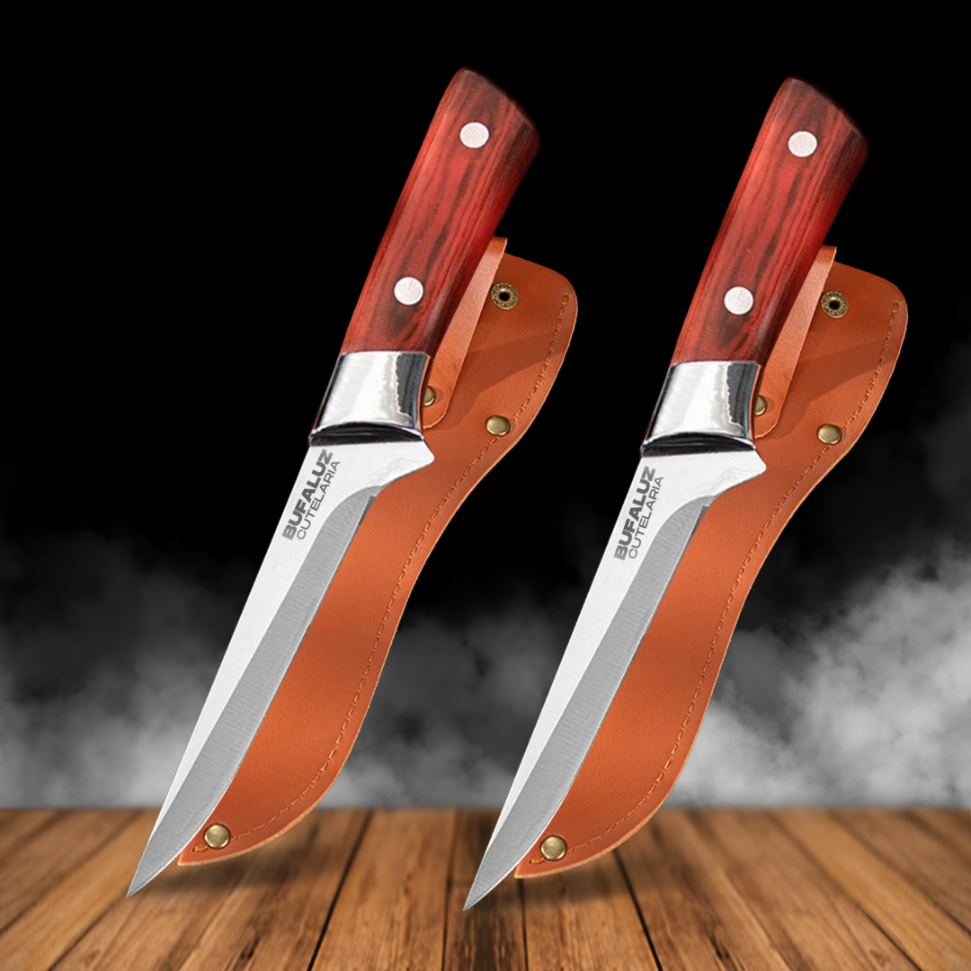 [OFERTA LIMITADA] Combo 2 Facas Desossa Bufaluz Forjada a Mão - Compre 1 e leve 2