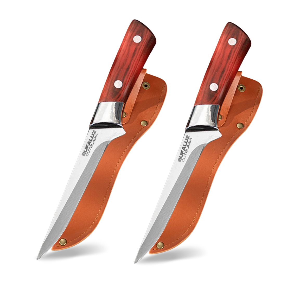 [OFERTA LIMITADA] Combo 2 Facas Desossa Bufaluz Forjada a Mão - Compre 1 e leve 2