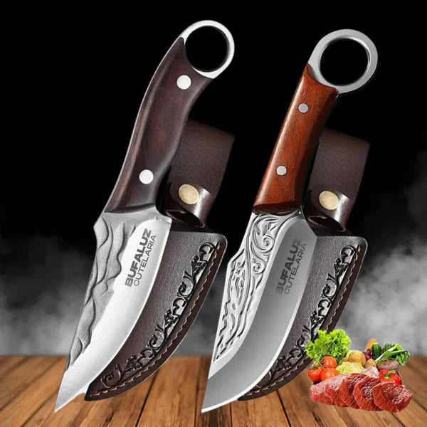 Combo 2 Facas Artesanais Sharp Bufaluz - Compre 1 e Leve 2 [Forjadas a Mão]