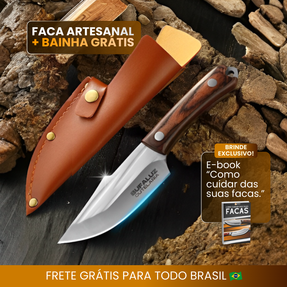 Faca Artesanal Cactus Bufaluz