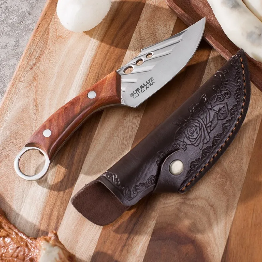 Combo 2 Facas Artesanais ProSharp Bufaluz - Forjado a Mão [Compre 1 Leve 2]